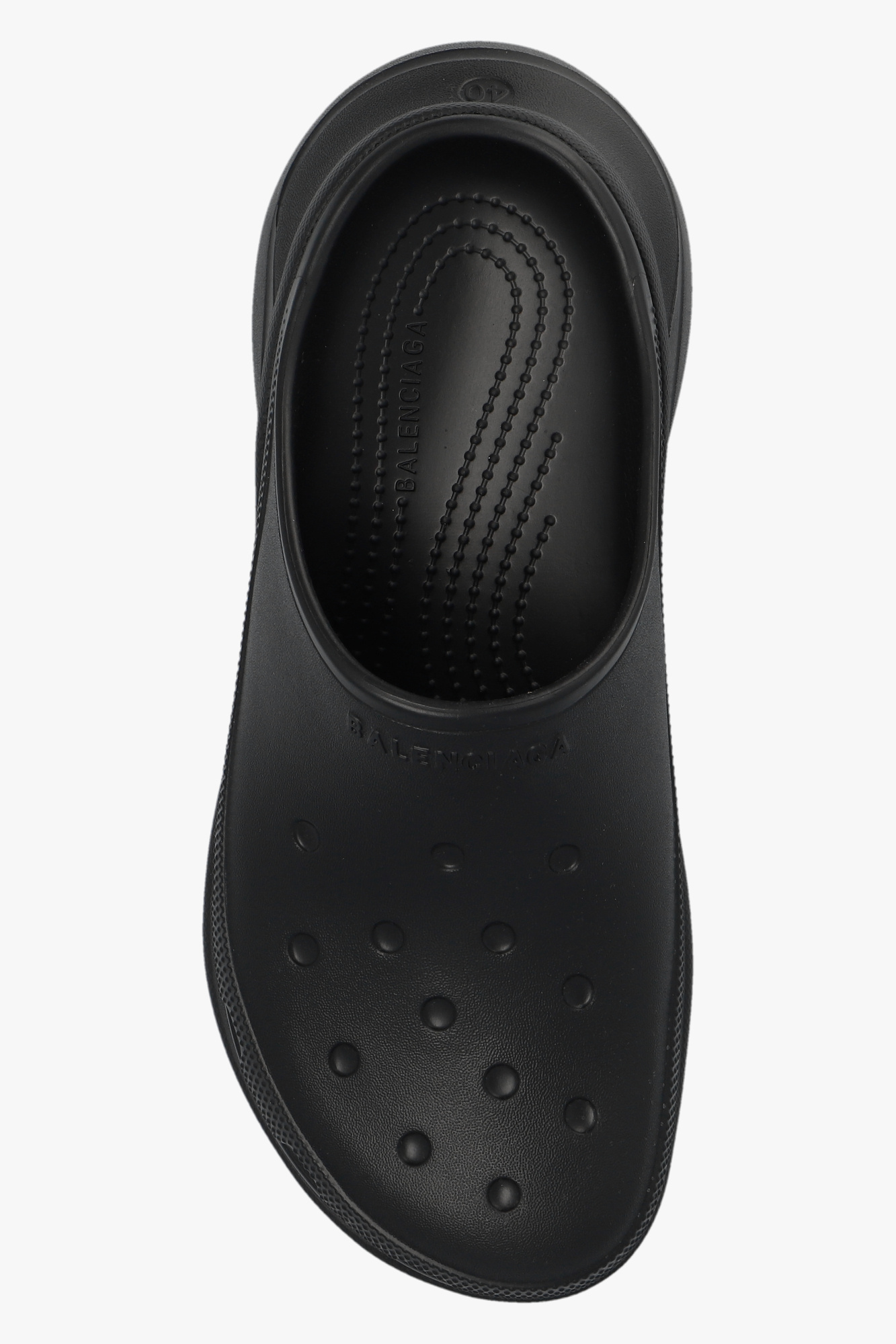 Balenciaga on sale black crocs